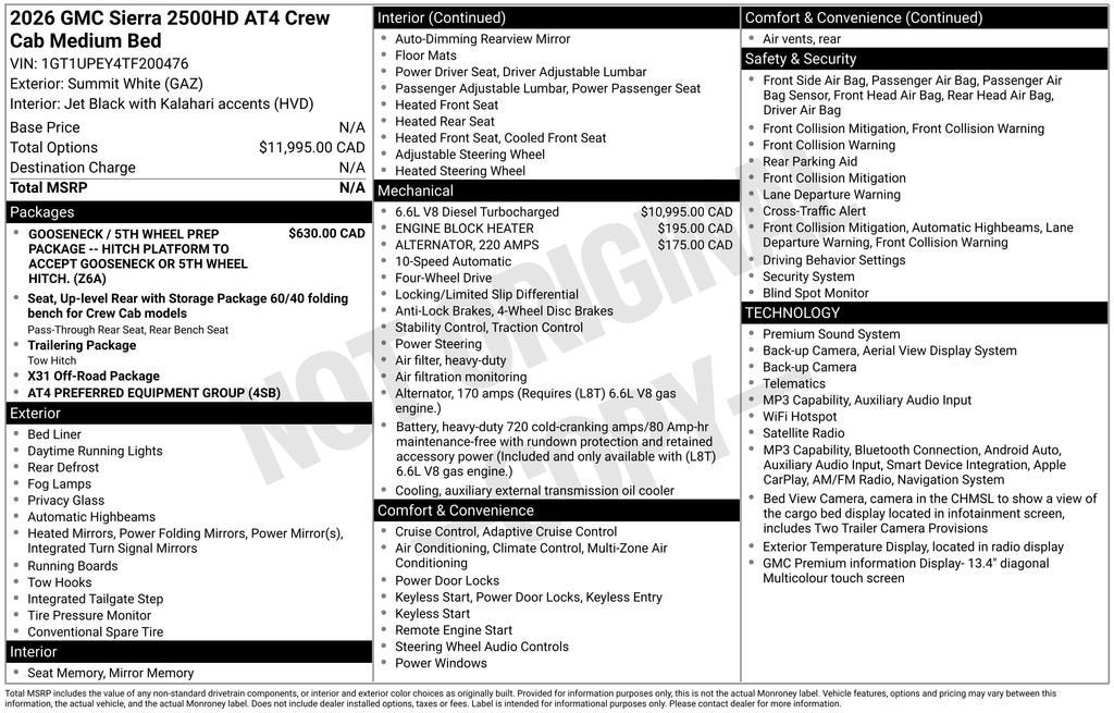 gmc sierra 2500hd 2026 1GT1UPEY4TF200476 image gmc sierra 2500hd 2026 1GT1UPEY4TF200476 image
